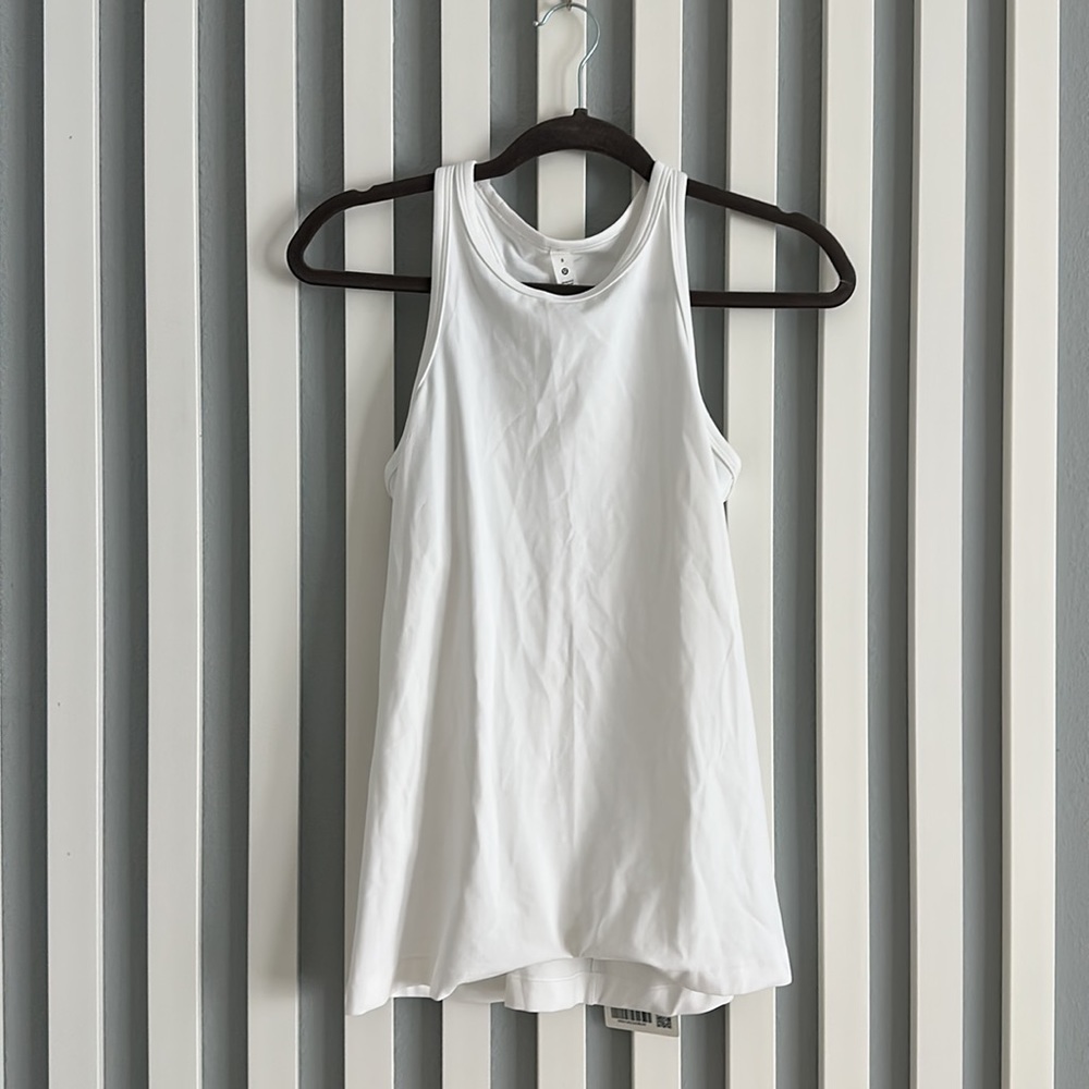 Lululemon Align Hip-Length Racerback Tank Top White size 8 NWT - Picture 5 of 6